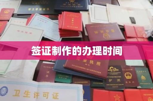 雾峰签证制作的办理时间