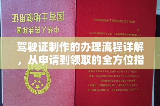 雾峰驾驶证制作的办理流程详解，从申请到领取的全方位指南