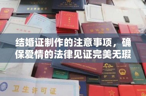 雾峰结婚证制作的注意事项，确保爱情的法律见证完美无瑕